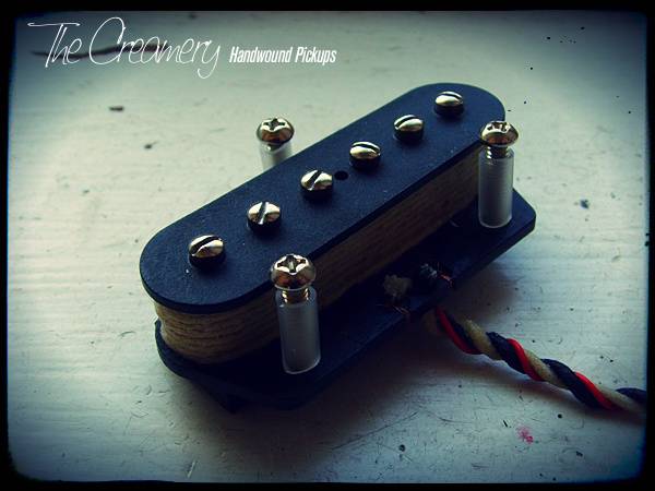 Creamery Custom Handwound Tele-90 - Tele Sized P90 Design Pickup - Warmer, Grittier P90 Tone from a Tele Bridge