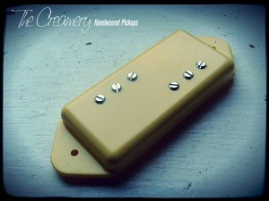  Creamery Custom Handwound Baby '71 Wide Range Humbucker Set - P90 Dogear Sized